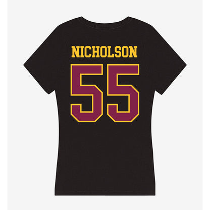 Arizona State - NCAA Football : Niniva Nicholson - Women's V-Neck T-Shirt-1