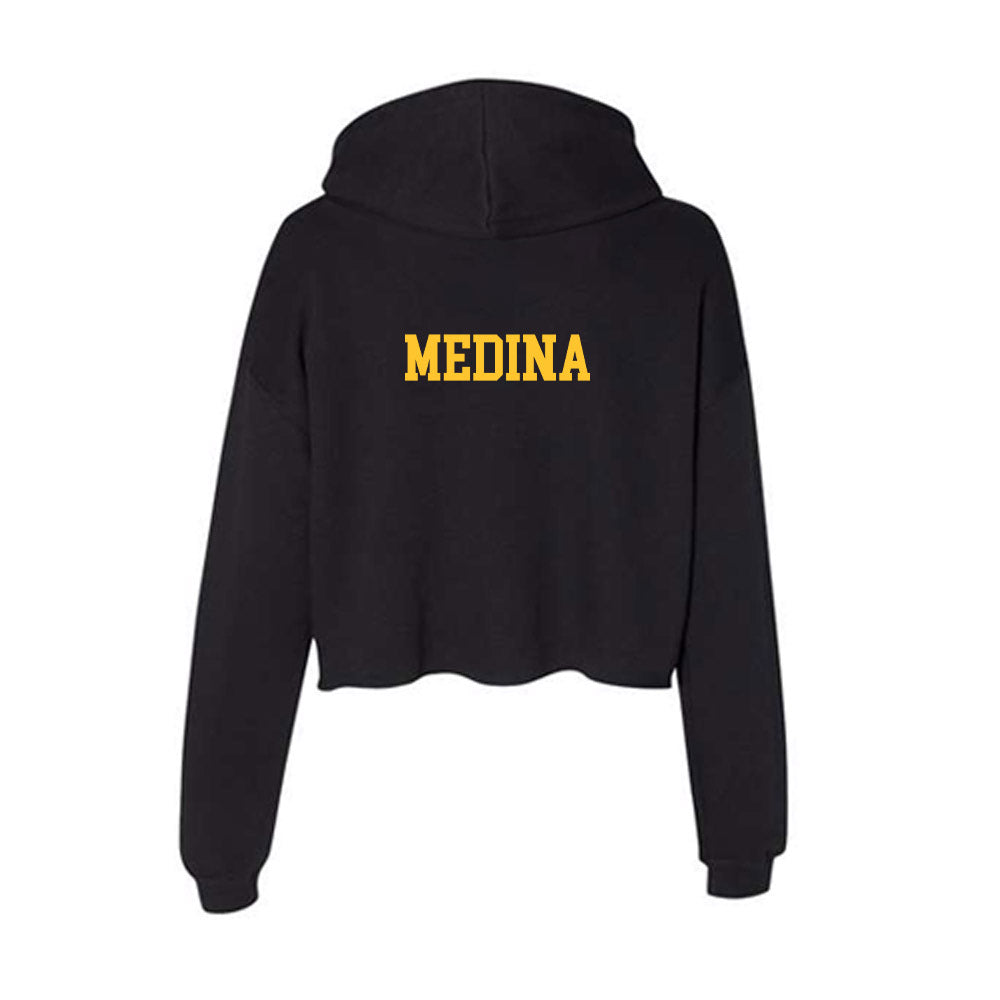 Arizona State - NCAA Men's Track & Field : Mateo Medina - Classic Shersey Women's Crop Fleece Hooded Sweatshirt-1