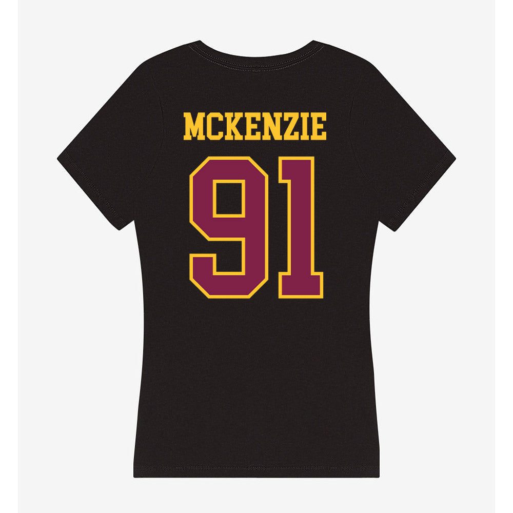 Arizona State - NCAA Football : Rashad McKenzie - Women's V-Neck T-Shirt-1