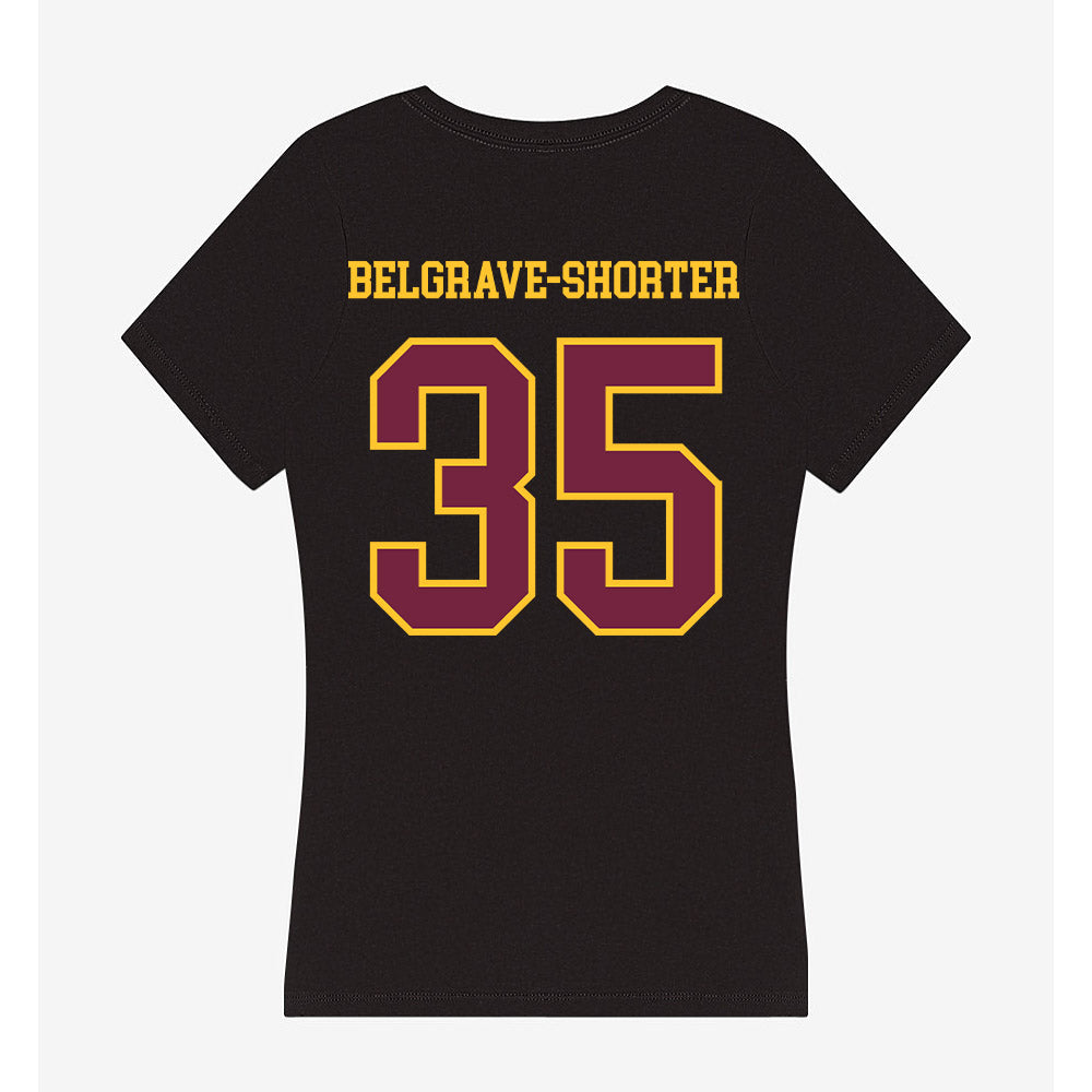 Arizona State - NCAA Football : Antoine Belgrave-Shorter - Classic Shersey Women's V-Neck T-Shirt-1