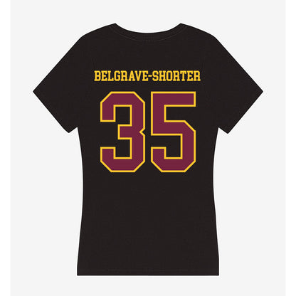 Arizona State - NCAA Football : Antoine Belgrave-Shorter - Classic Shersey Women's V-Neck T-Shirt-1