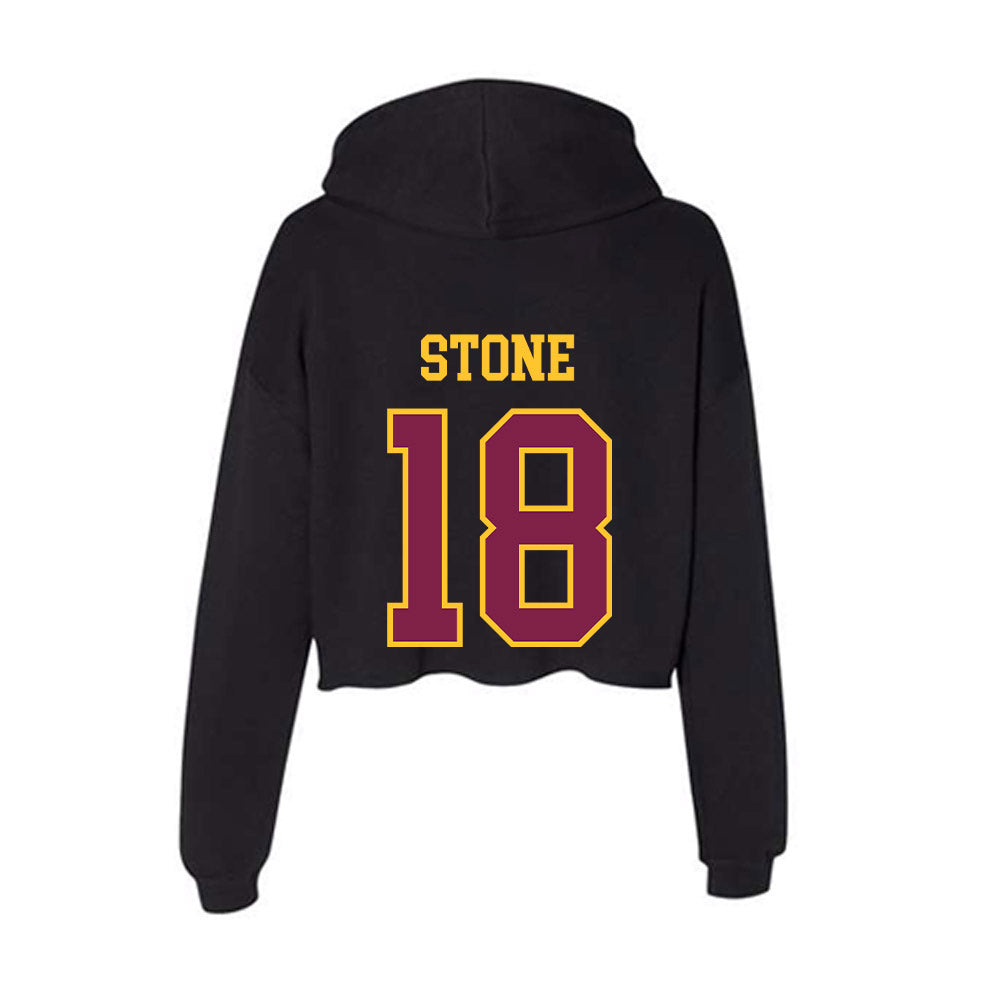 Arizona State - NCAA Women's Lacrosse : Vivian Stone - Women's Crop Fleece Hoodie-1