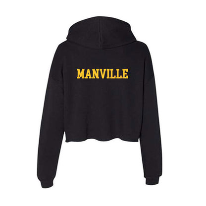 Arizona State - NCAA Wrestling : Pierson Manville - Classic Shersey Women's Crop Fleece Hooded Sweatshirt-1