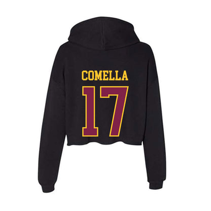 Arizona State - NCAA Women's Lacrosse : Olivia Comella - Women's Crop Fleece Hoodie-1