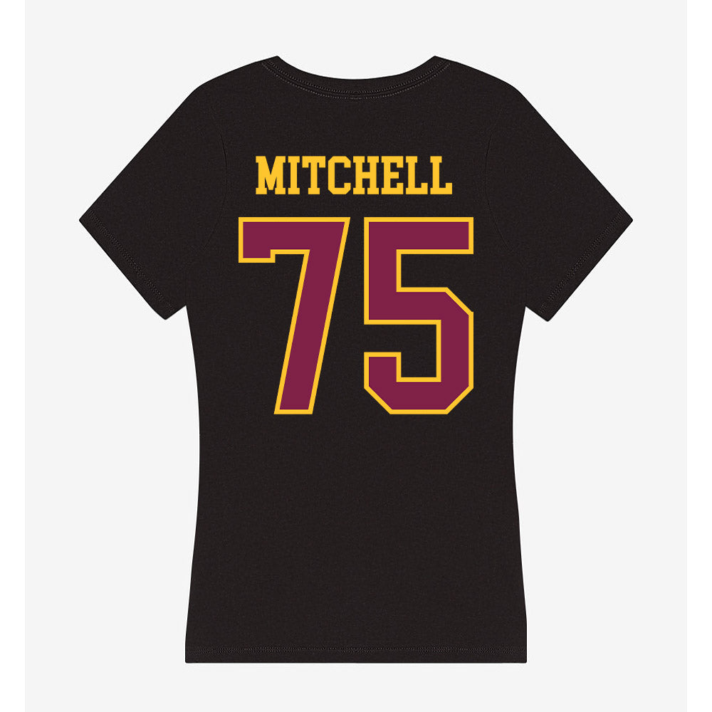Arizona State - NCAA Football : Jarmaine Mitchell - Women's V-Neck T-Shirt-1