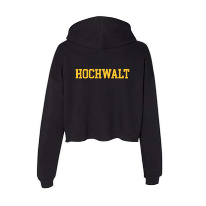 Arizona State - NCAA Men's Swimming & Diving : Michael Hochwalt - Classic Shersey Women's Crop Fleece Hooded Sweatshirt-1