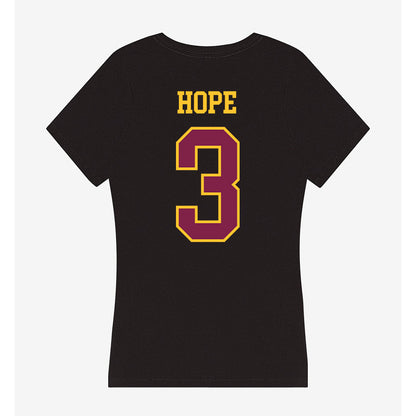 Arizona State - NCAA Beach Volleyball : Reagan Hope - Women's V-Neck T-Shirt-1