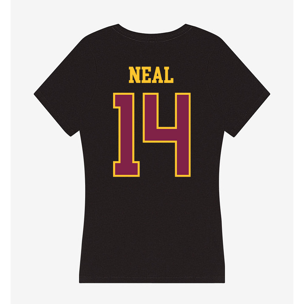 Arizona State - NCAA Women's Volleyball : Jillian Neal - Women's V-Neck T-Shirt-1