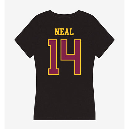 Arizona State - NCAA Women's Volleyball : Jillian Neal - Women's V-Neck T-Shirt-1