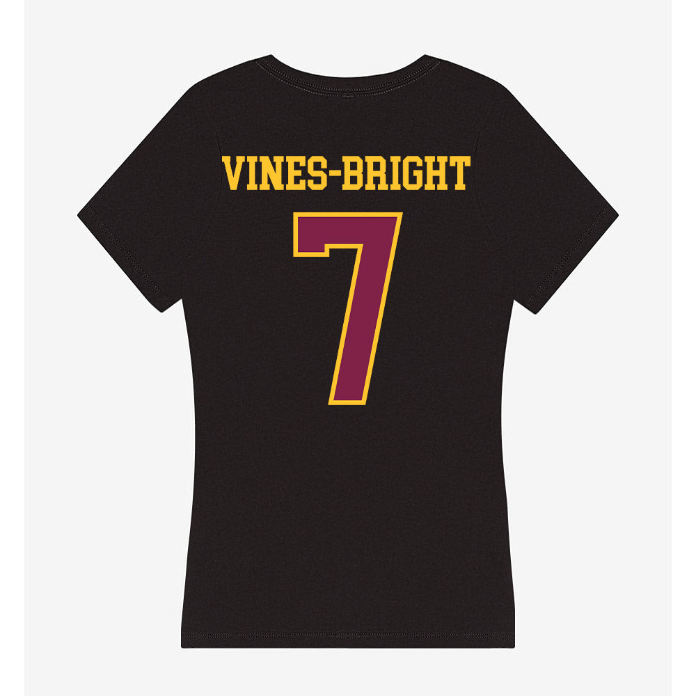 Arizona State - NCAA Football : Raiden Vines-Bright - Classic Shersey Women's V-Neck T-Shirt-1