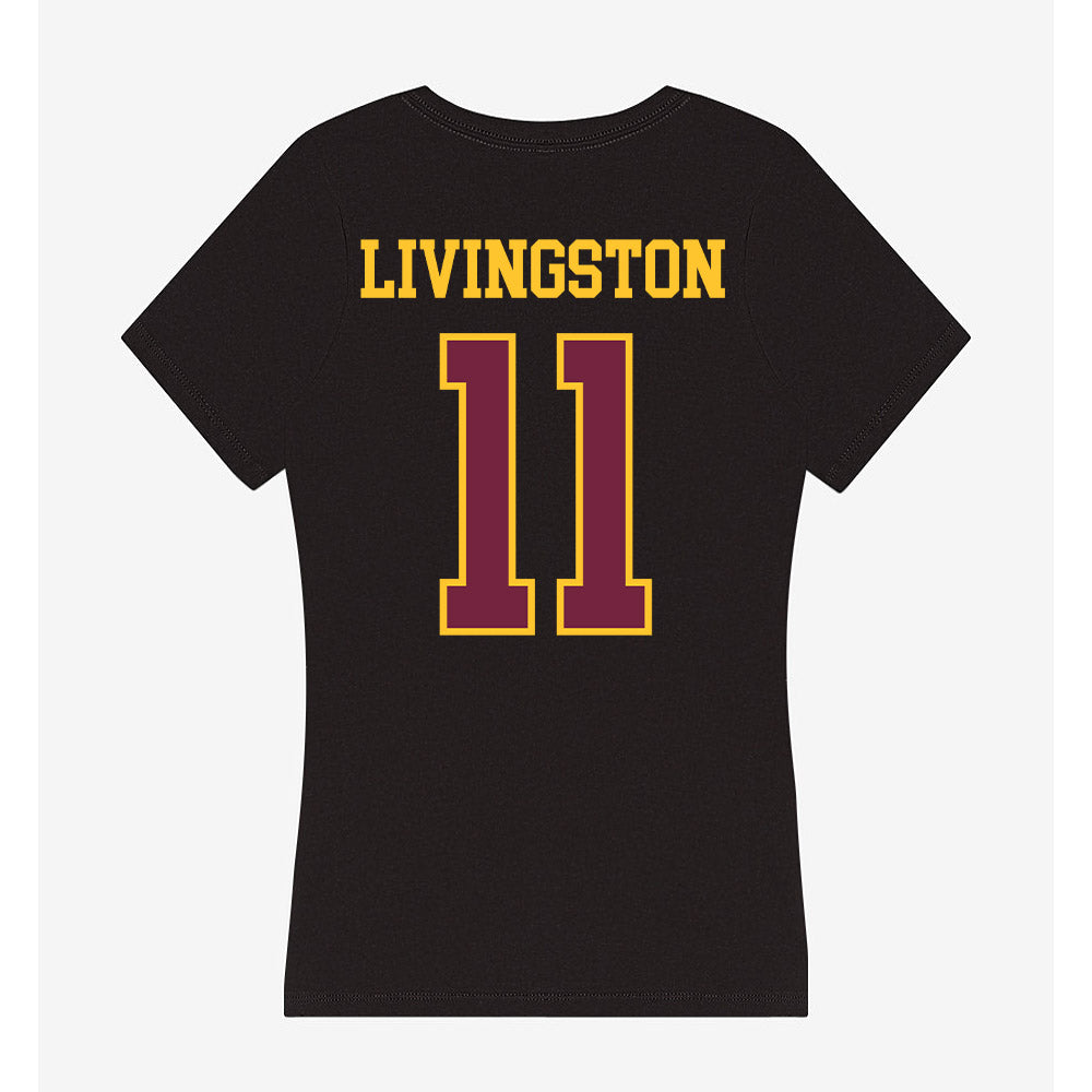 Arizona State - NCAA Women's Lacrosse : Morgan Livingston - Classic Shersey Women's V-Neck T-Shirt-1
