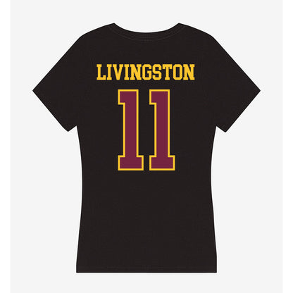 Arizona State - NCAA Women's Lacrosse : Morgan Livingston - Classic Shersey Women's V-Neck T-Shirt-1