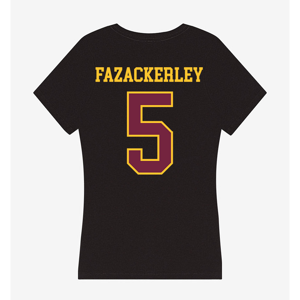 Arizona State - NCAA Women's Soccer : Lucy Fazackerley - Classic Shersey Women's V-Neck T-Shirt-1