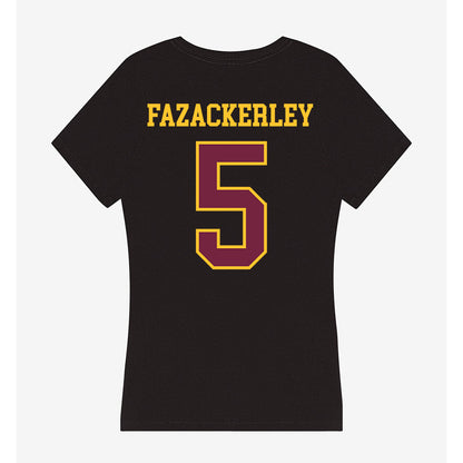 Arizona State - NCAA Women's Soccer : Lucy Fazackerley - Classic Shersey Women's V-Neck T-Shirt-1