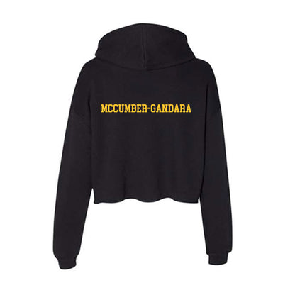 Arizona State - NCAA Women's Track & Field : Ava Mccumber-Gandara - Classic Shersey Women's Crop Fleece Hooded Sweatshirt-1