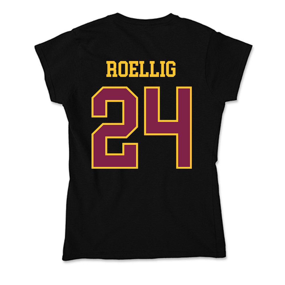 Arizona State - NCAA Baseball : Austen Roellig - Soft Style Women’s T-Shirt-1