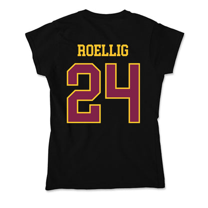 Arizona State - NCAA Baseball : Austen Roellig - Soft Style Women’s T-Shirt-1