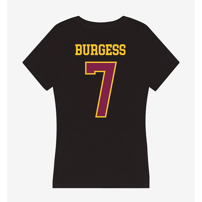 Arizona State - NCAA Women's Volleyball : Zoey Burgess - Women's V-Neck T-Shirt-1