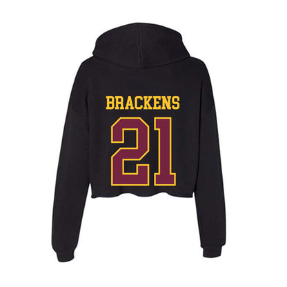 Arizona State - NCAA Women's Basketball : McKinna Brackens - Classic Shersey Women's Crop Fleece Hooded Sweatshirt-1