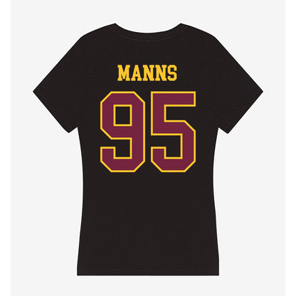 Arizona State - NCAA Football : Jeffrey Manns - Classic Shersey Women's V-Neck T-Shirt-1