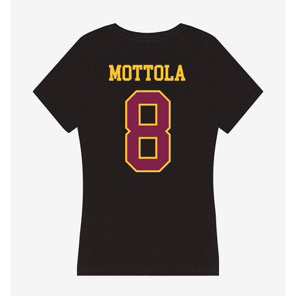 Arizona State - NCAA Women's Volleyball : Elle Mottola - Women's V-Neck T-Shirt-1