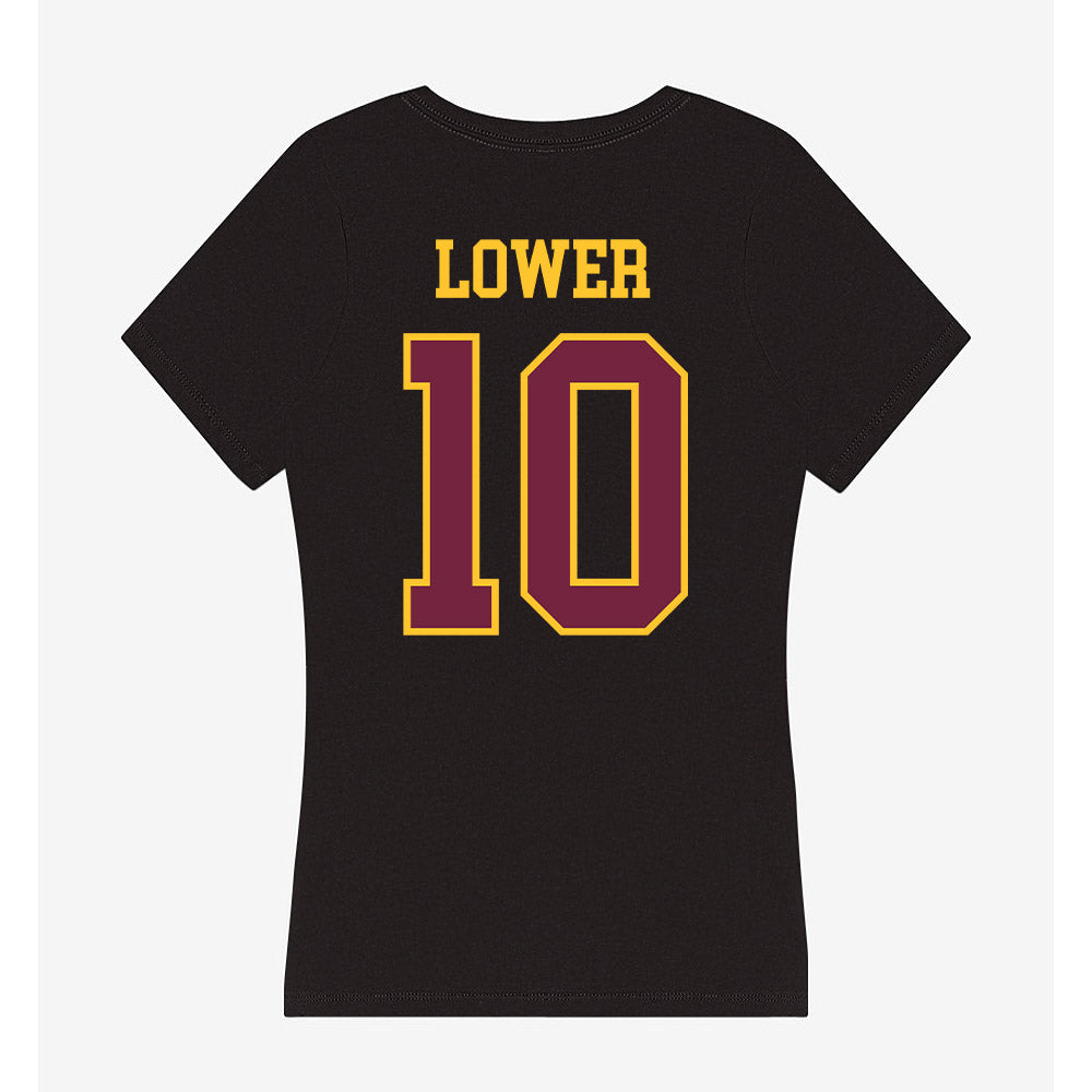 Arizona State - NCAA Women's Basketball : Averie Lower - Classic Shersey Women's V-Neck T-Shirt-1