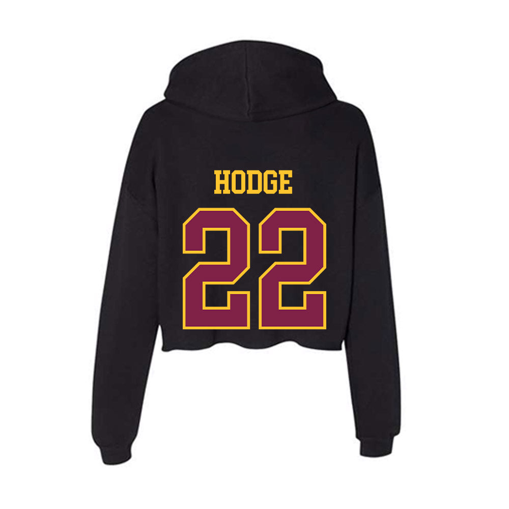 Arizona State - NCAA Softball : Mary Peyton Hodge - Women's Crop Fleece Hoodie-1