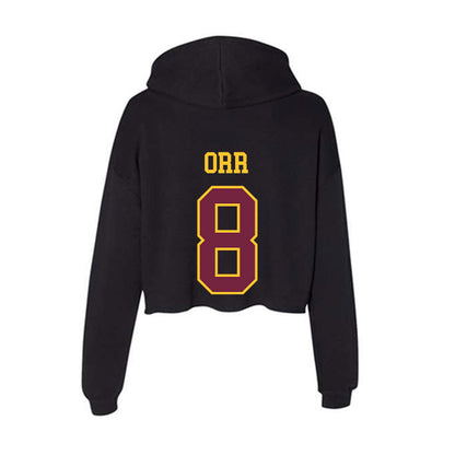 Arizona State - NCAA Women's Lacrosse : Riley Orr - Classic Shersey Women's Crop Fleece Hooded Sweatshirt-1