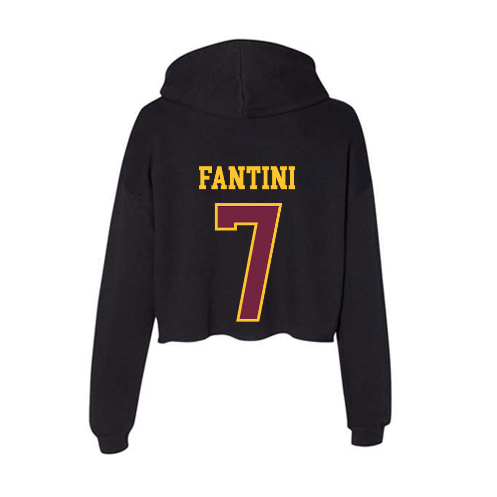 Arizona State - NCAA Women's Basketball : Martina Fantini - Classic Shersey Women's Crop Fleece Hooded Sweatshirt-1