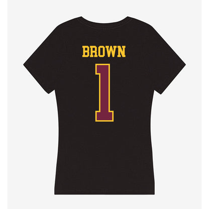 Arizona State - NCAA Football : Kyson Brown - Classic Shersey Women's V-Neck T-Shirt-1