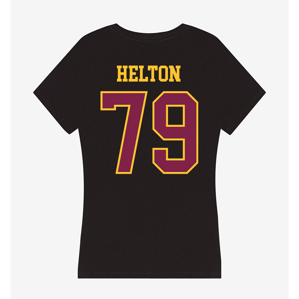 Arizona State - NCAA Football : Brent Helton - Women's V-Neck T-Shirt-1