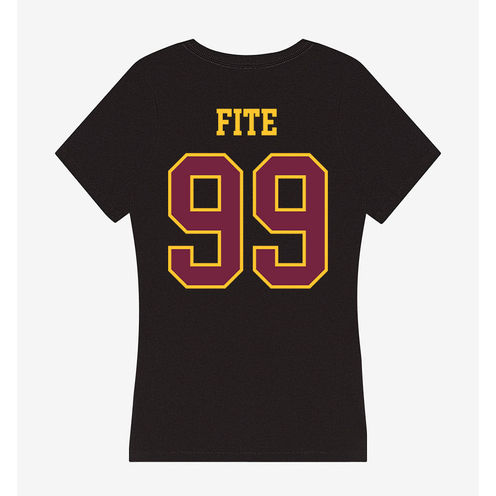 Arizona State - NCAA Football : CJ Fite - Classic Shersey Women's V-Neck T-Shirt-1