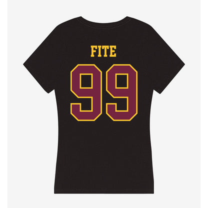 Arizona State - NCAA Football : CJ Fite - Classic Shersey Women's V-Neck T-Shirt-1