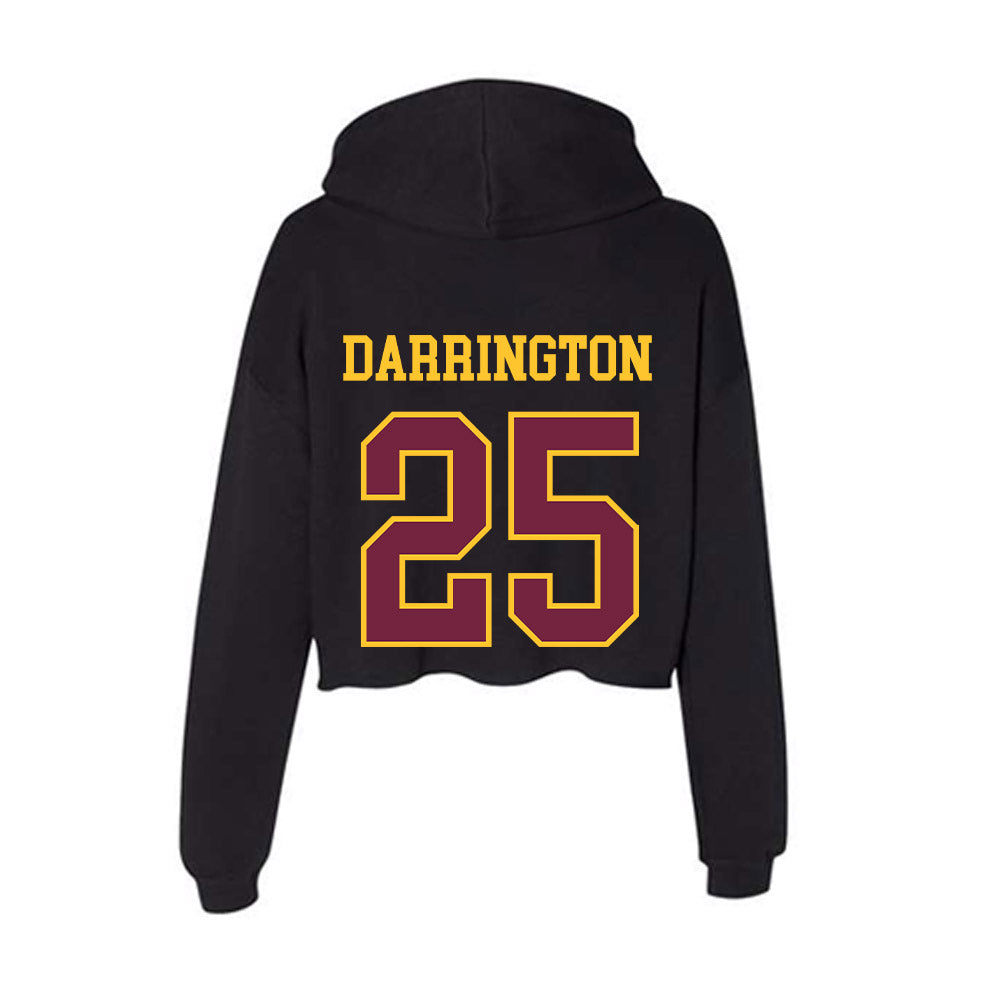 Arizona State - NCAA Women's Basketball : Ayanna-Sarai Darrington - Classic Shersey Women's Crop Fleece Hooded Sweatshirt-1