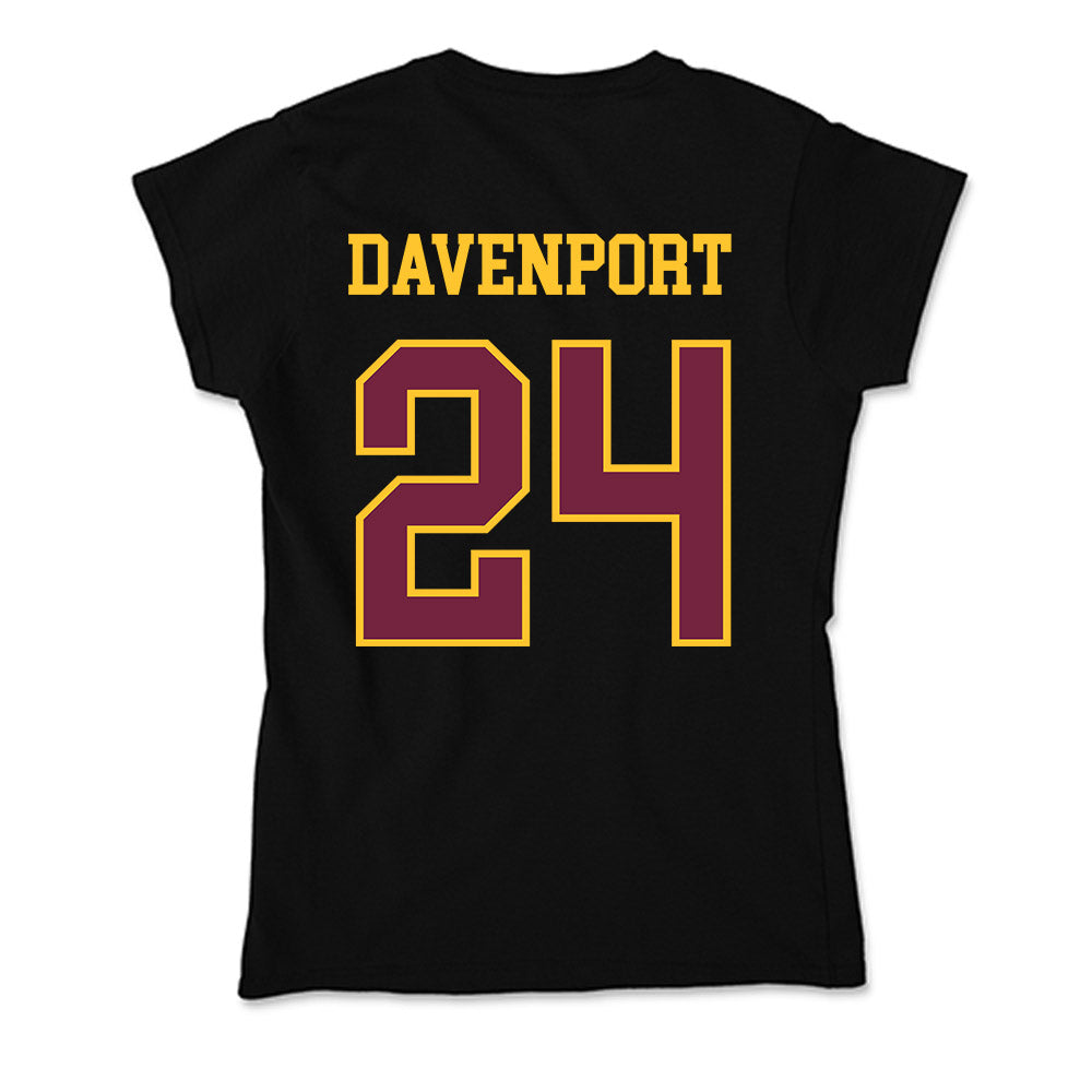 Arizona State - NCAA Women's Basketball : Deborah Davenport - Classic Shersey Soft Style Women’s T-Shirt-1
