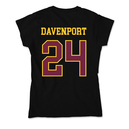 Arizona State - NCAA Women's Basketball : Deborah Davenport - Classic Shersey Soft Style Women’s T-Shirt-1