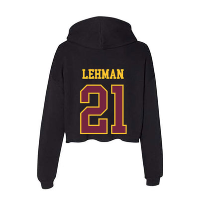 Arizona State - NCAA Women's Volleyball : Paige Lehman - Classic Shersey Women's Crop Fleece Hooded Sweatshirt-1