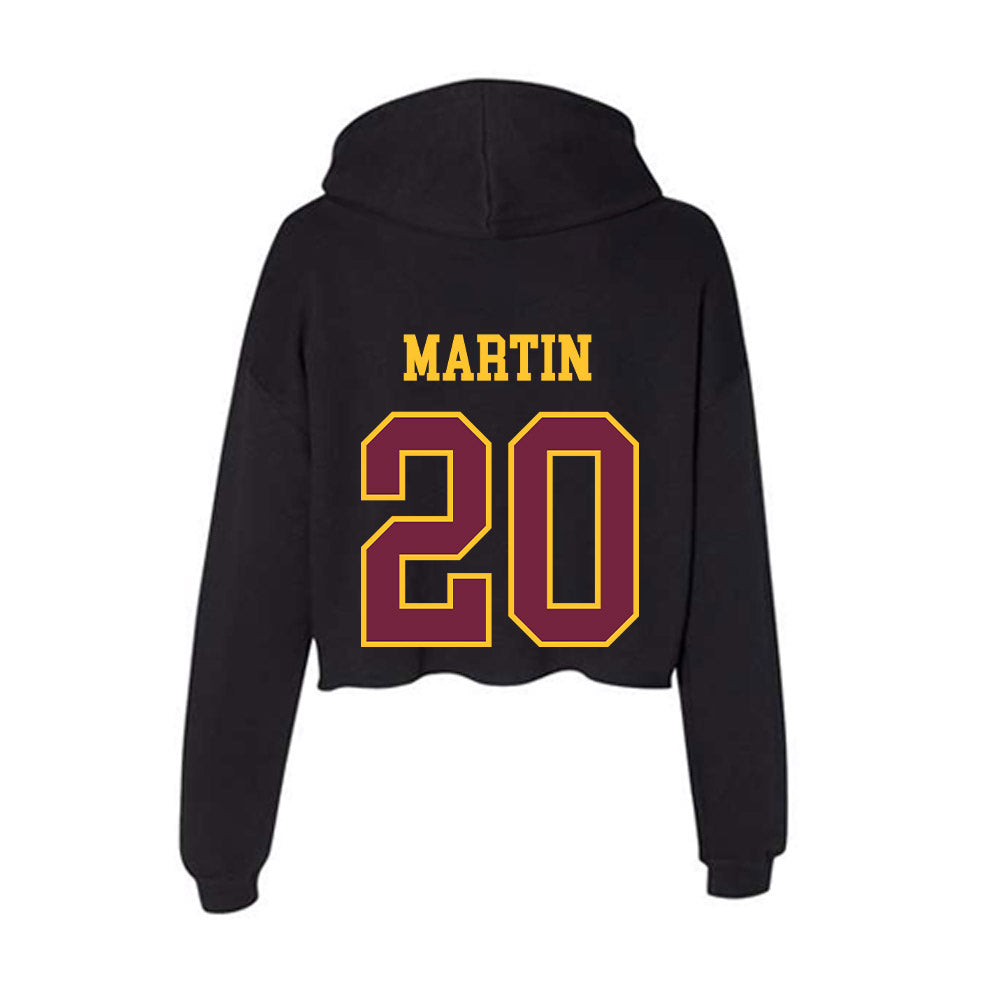 Arizona State - NCAA Women's Volleyball : Grace Martin - Classic Shersey Women's Crop Fleece Hooded Sweatshirt-1