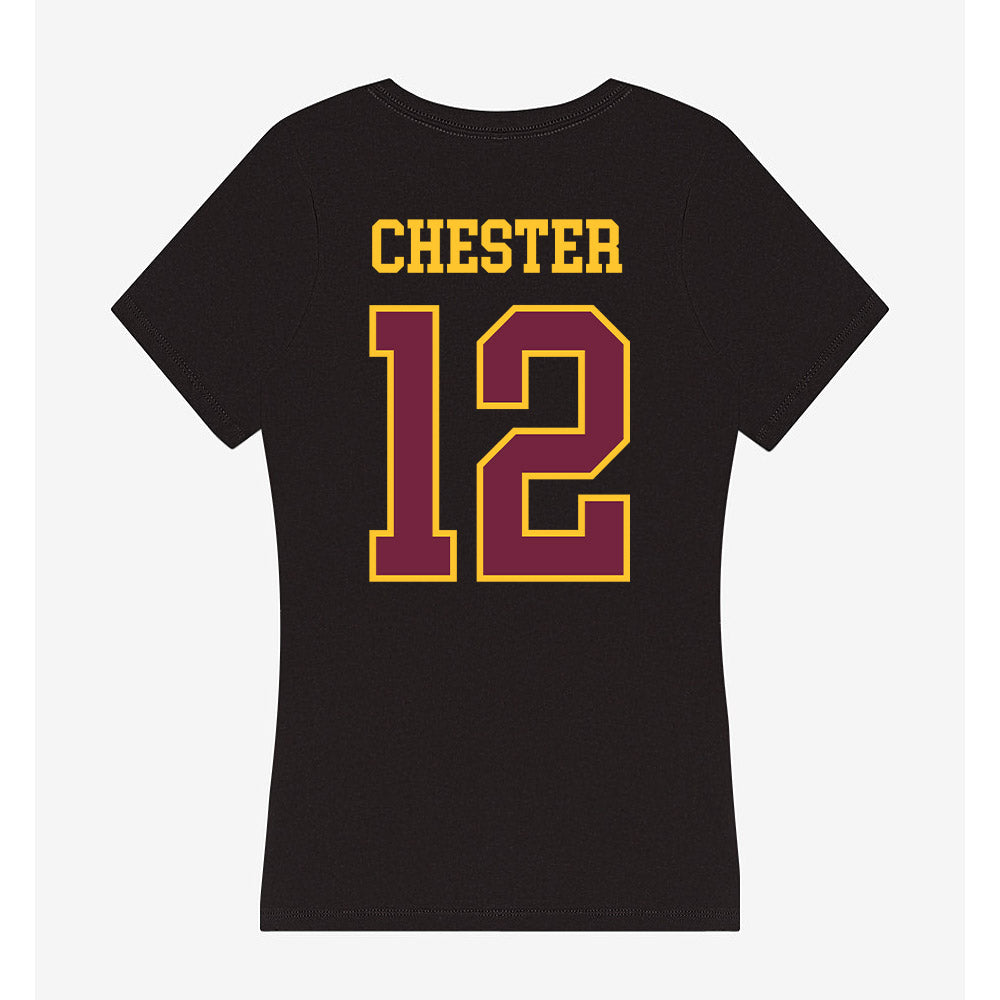 Arizona State - NCAA Softball : Katie Chester - Classic Shersey Women's V-Neck T-Shirt-1