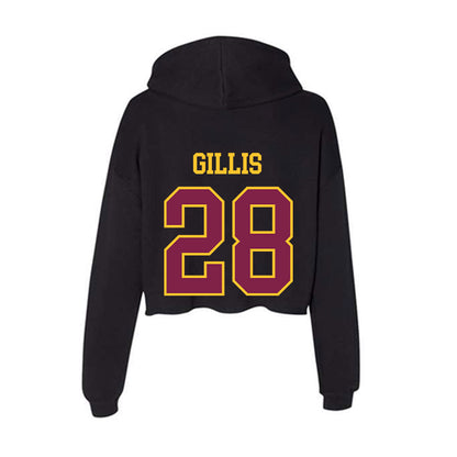 Arizona State - NCAA Football : Marquis Gillis - Classic Shersey Women's Crop Fleece Hooded Sweatshirt-1