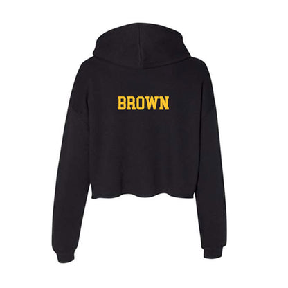 Arizona State - NCAA Women's Track & Field : Taylor Brown - Classic Shersey Women's Crop Fleece Hooded Sweatshirt-1