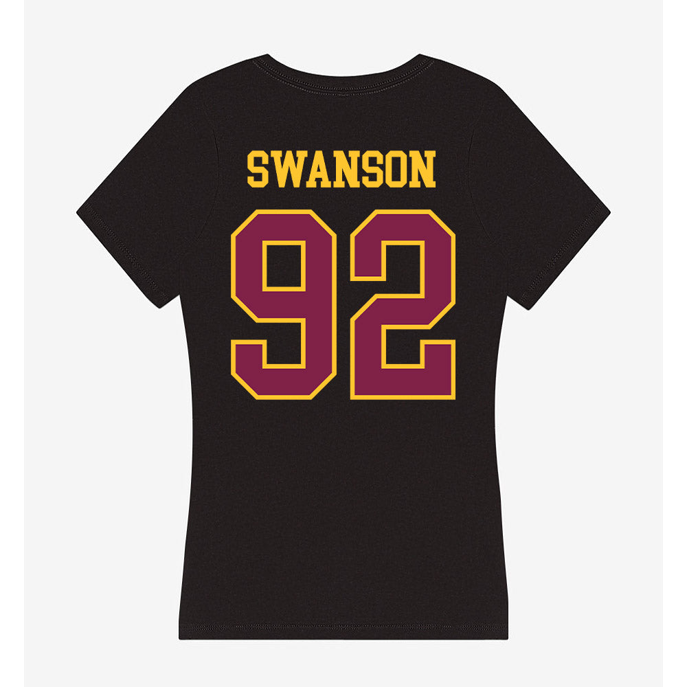 Arizona State - NCAA Football : Zac Swanson - Women's V-Neck T-Shirt-1