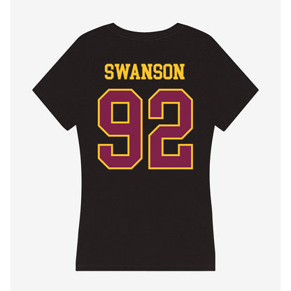 Arizona State - NCAA Football : Zac Swanson - Women's V-Neck T-Shirt-1