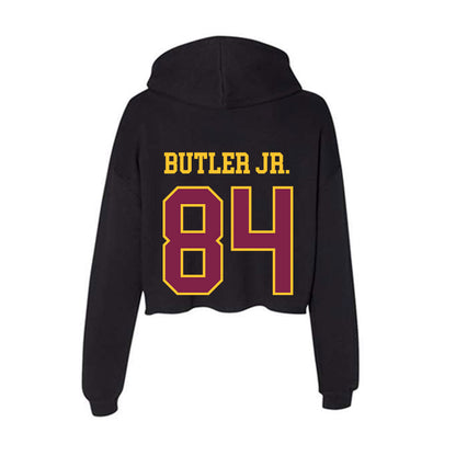 Arizona State - NCAA Football : Cory Butler Jr. - Women's Crop Fleece Hoodie-1