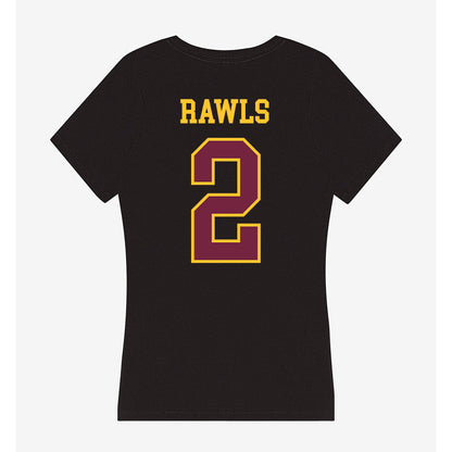 Arizona State - NCAA Football : Lyrik Rawls - Classic Shersey Women's V-Neck T-Shirt-1