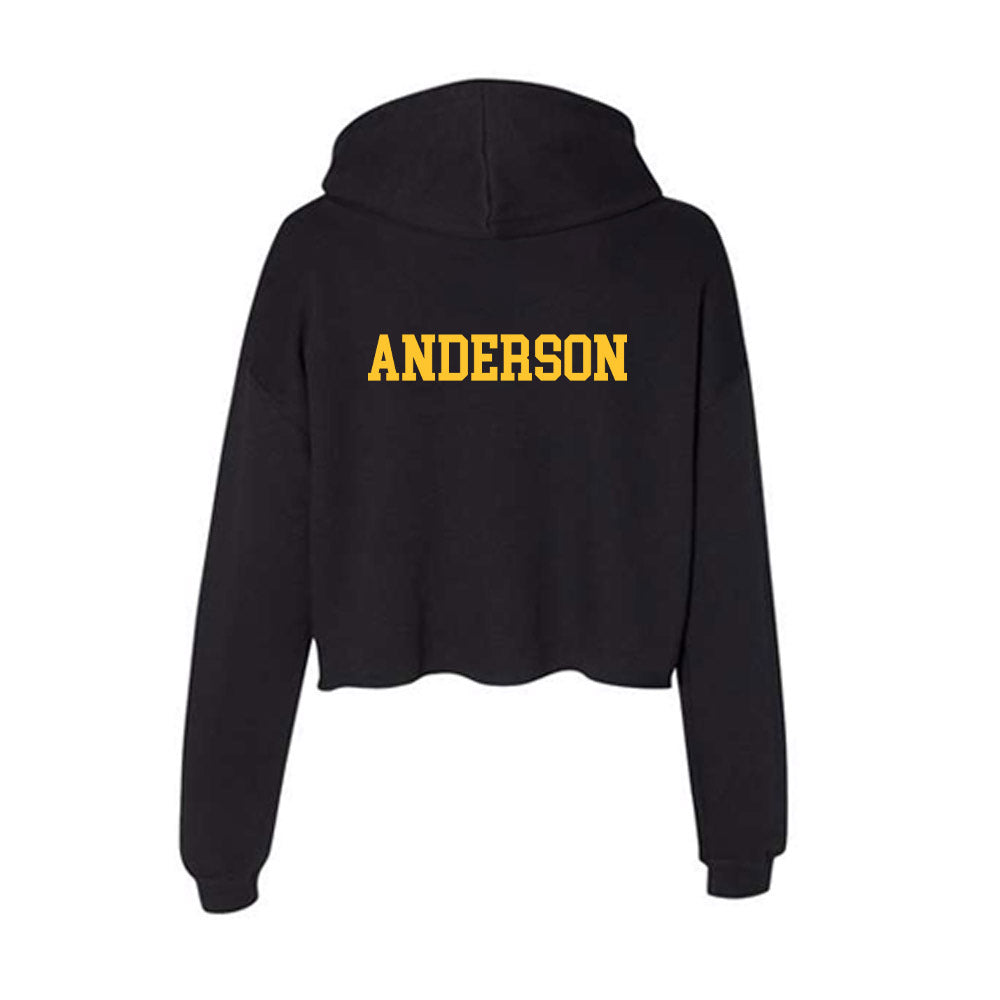 Arizona State - NCAA Men's Track & Field : Josiah Anderson - Classic Shersey Women's Crop Fleece Hooded Sweatshirt-1