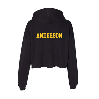 Arizona State - NCAA Men's Track & Field : Josiah Anderson - Classic Shersey Women's Crop Fleece Hooded Sweatshirt-1