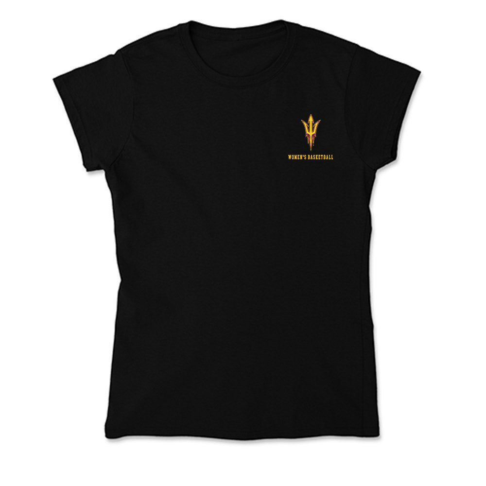 Arizona State - NCAA Women's Basketball : Amaya Williams - Classic Shersey Soft Style Women’s T-Shirt-0