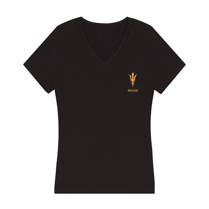 Arizona State - NCAA Women's Soccer : Norah Bell - Women's V-Neck T-Shirt-0