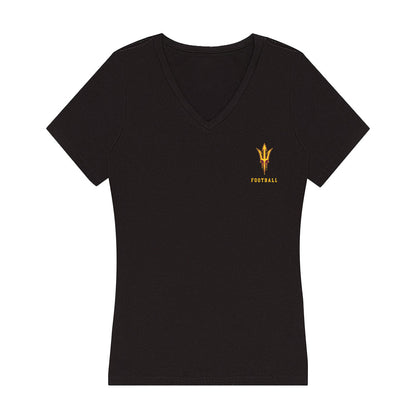 Arizona State - NCAA Football : Daeshon morgan - Classic Shersey Women's V-Neck T-Shirt-0